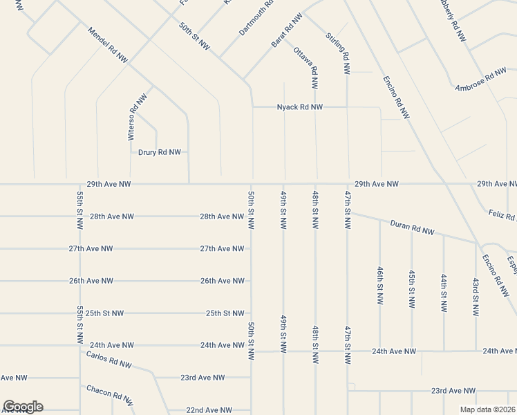 map of restaurants, bars, coffee shops, grocery stores, and more near 50th Street Northwest in Rio Rancho