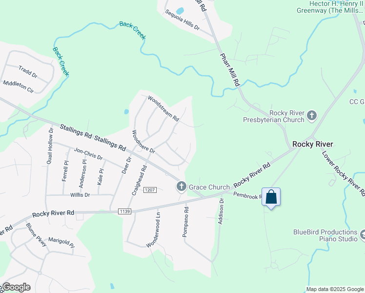 map of restaurants, bars, coffee shops, grocery stores, and more near 7801 Pinecroft Court in Harrisburg