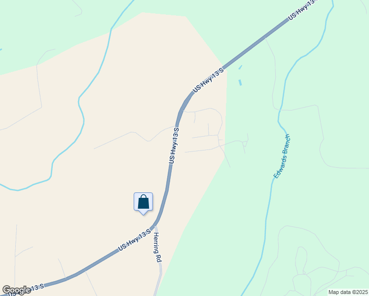 map of restaurants, bars, coffee shops, grocery stores, and more near 115 Sanderling Way in Goldsboro