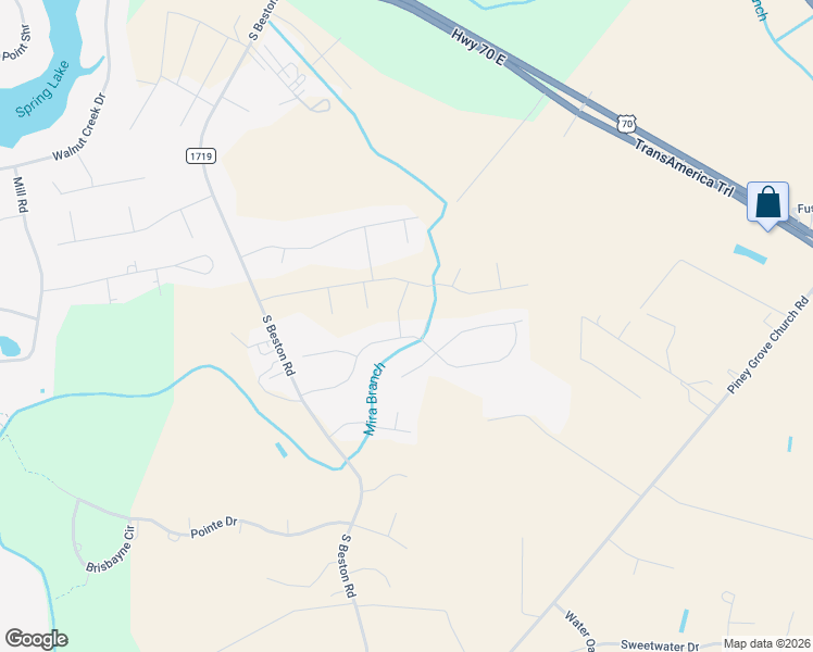 map of restaurants, bars, coffee shops, grocery stores, and more near 301 Willow Pond Drive in La Grange