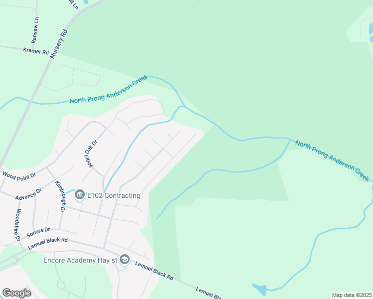 map of restaurants, bars, coffee shops, grocery stores, and more near 388 Basket Oak Drive in Bunnlevel