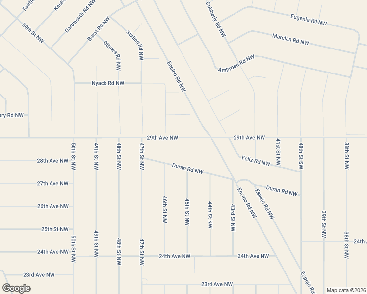 map of restaurants, bars, coffee shops, grocery stores, and more near 29th Avenue Northwest in Rio Rancho
