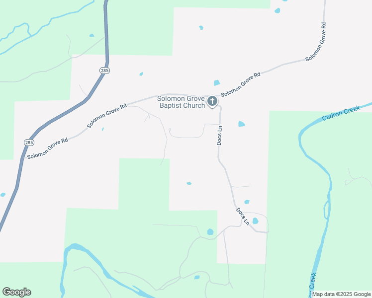 map of restaurants, bars, coffee shops, grocery stores, and more near 86 Doc Lane in Damascus