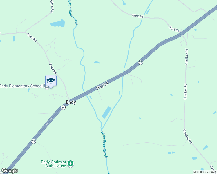 map of restaurants, bars, coffee shops, grocery stores, and more near 28110 Nc 24 27 Highway in Albemarle