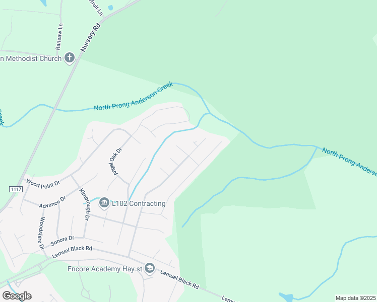 map of restaurants, bars, coffee shops, grocery stores, and more near 86 Bluebonnet Oak Court in Bunnlevel