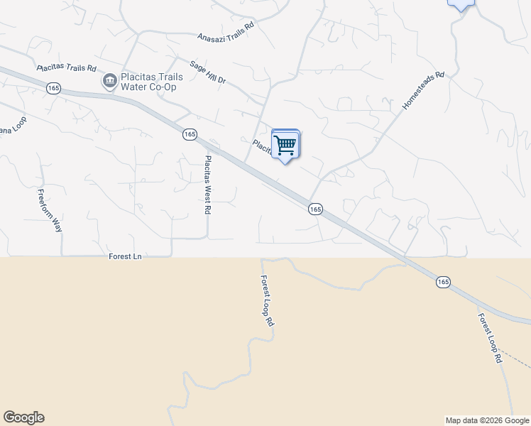 map of restaurants, bars, coffee shops, grocery stores, and more near 79 Apache Mesa Road in Placitas