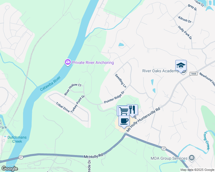 map of restaurants, bars, coffee shops, grocery stores, and more near 10332 Covingtonwood Drive in Charlotte