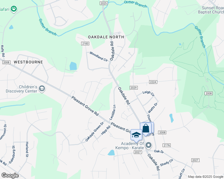 map of restaurants, bars, coffee shops, grocery stores, and more near 1513 Leolillie Lane in Charlotte