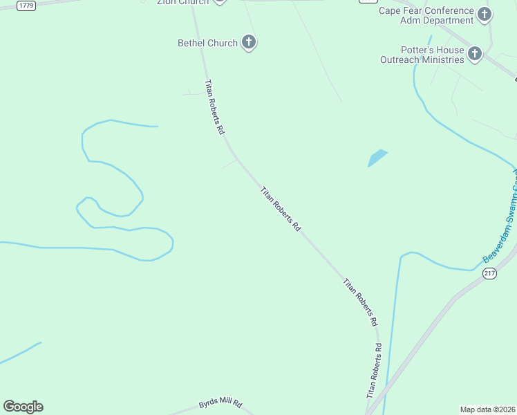 map of restaurants, bars, coffee shops, grocery stores, and more near 5700 Titan Roberts Road in Erwin
