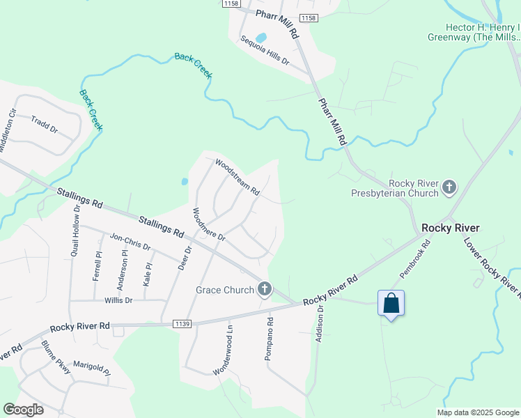 map of restaurants, bars, coffee shops, grocery stores, and more near 2114 Oakcliffe Court in Harrisburg