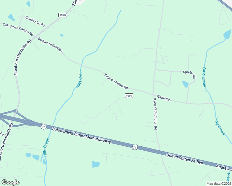 map of restaurants, bars, coffee shops, grocery stores, and more near 176 Gunns Road in Ellenboro