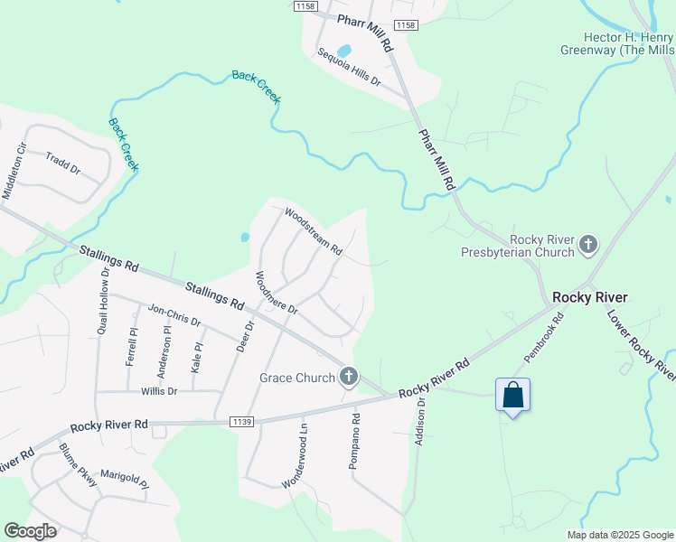 map of restaurants, bars, coffee shops, grocery stores, and more near 2114 Oakcliffe Court in Harrisburg