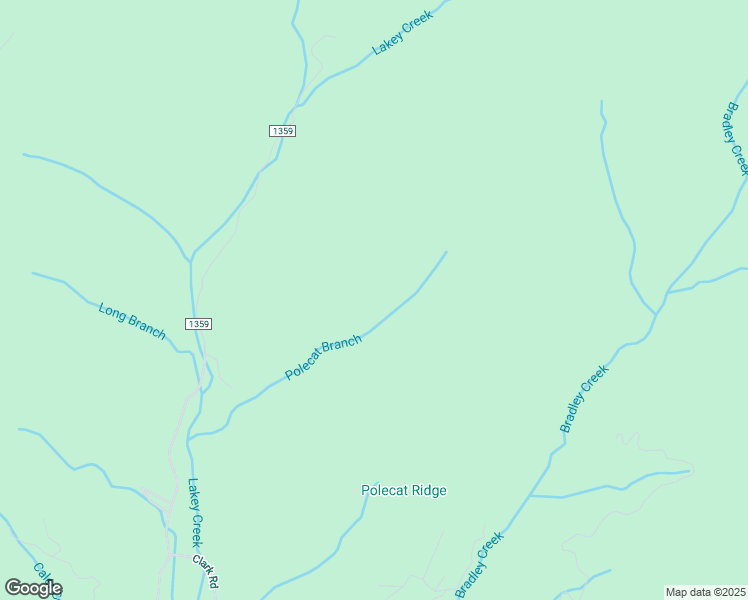 map of restaurants, bars, coffee shops, grocery stores, and more near Lakey Creek Road in Franklin
