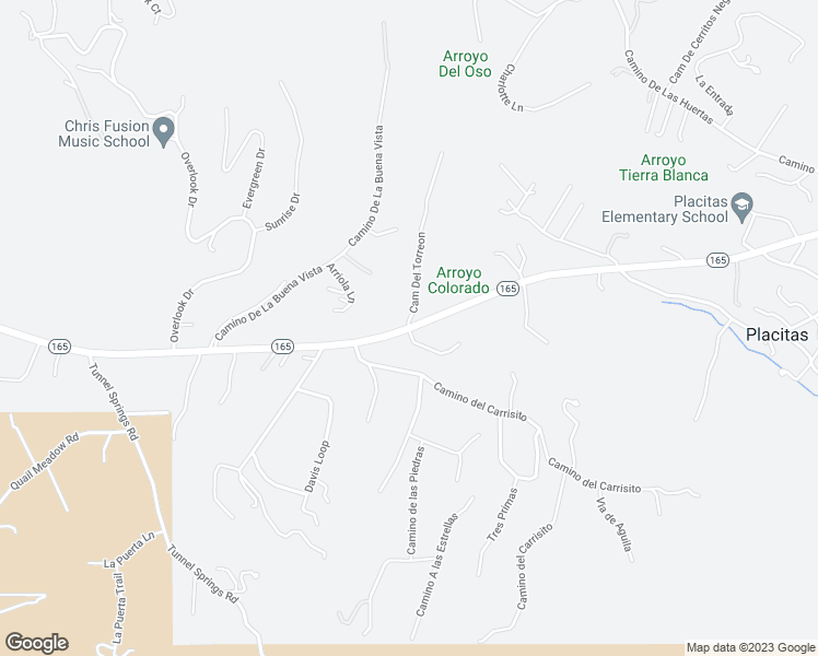 map of restaurants, bars, coffee shops, grocery stores, and more near 566 Highway 165 in Placitas