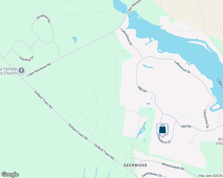 map of restaurants, bars, coffee shops, grocery stores, and more near 115 Long Leaf Lane in Goldsboro