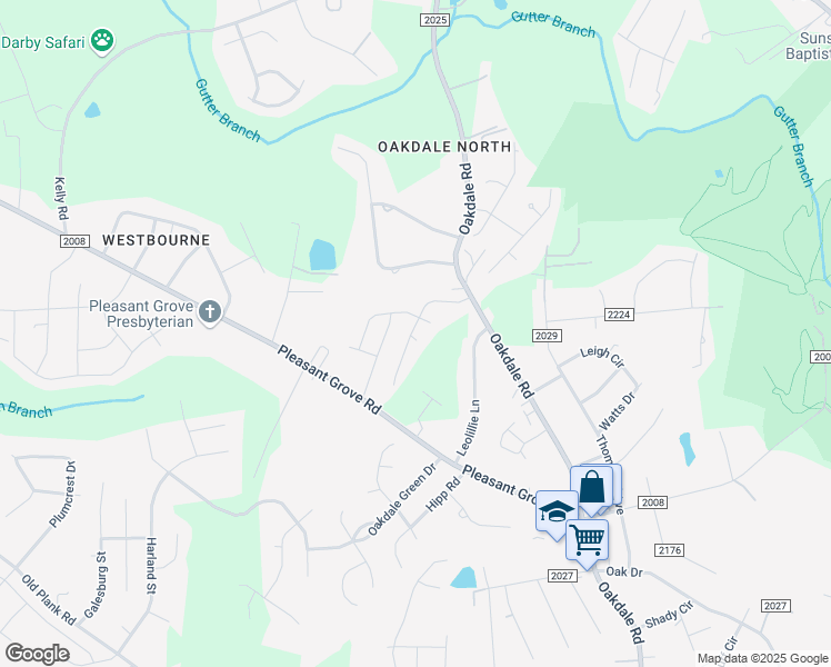 map of restaurants, bars, coffee shops, grocery stores, and more near 2416 Smugglers Court in Charlotte