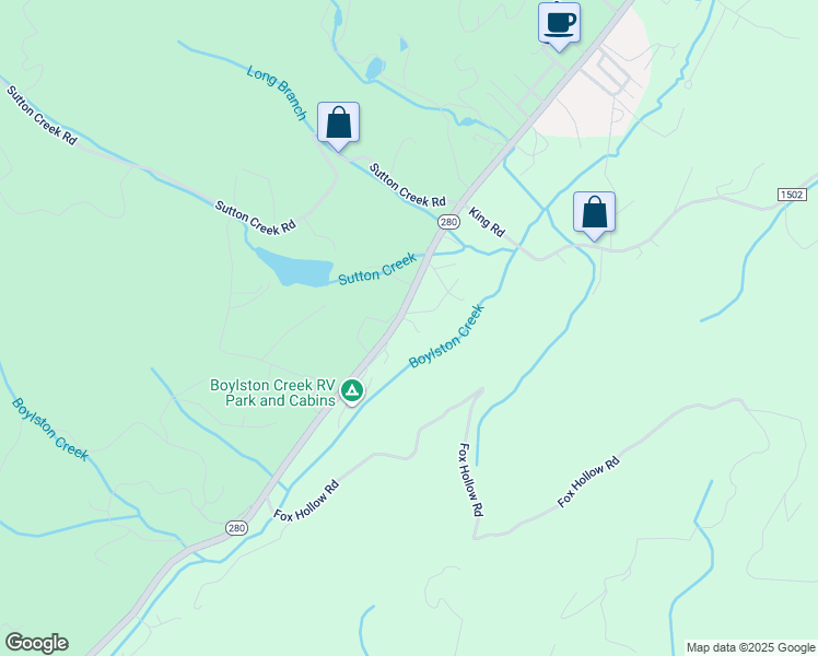 map of restaurants, bars, coffee shops, grocery stores, and more near 28 Shortview Drive in Transylvania County
