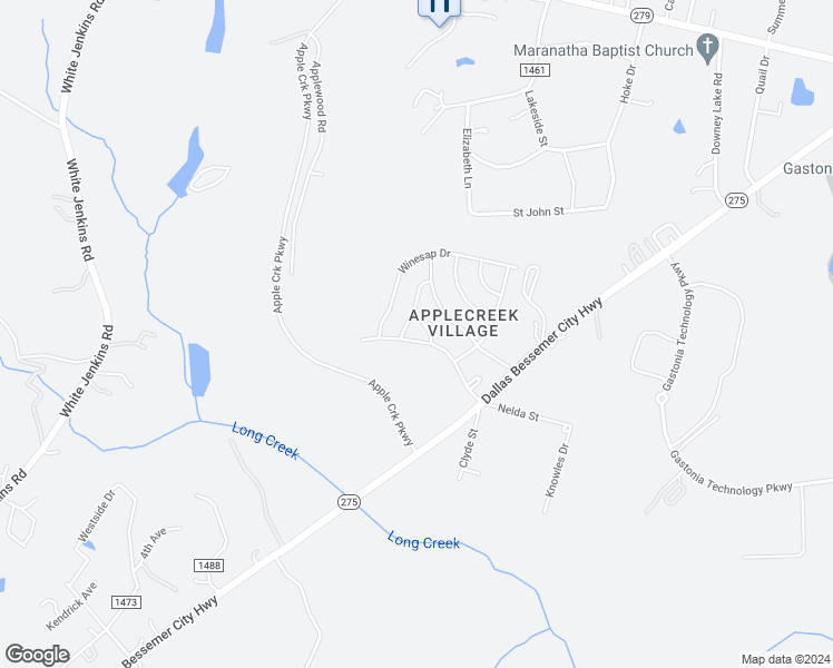 map of restaurants, bars, coffee shops, grocery stores, and more near 2632 Cider Ridge Road in Dallas