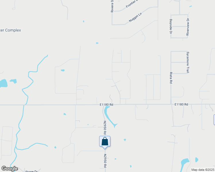 map of restaurants, bars, coffee shops, grocery stores, and more near 4012 East Tyler Drive in Tuttle