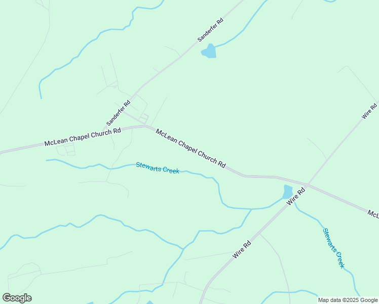 map of restaurants, bars, coffee shops, grocery stores, and more near 1575 McLean Chapel Church Road in Bunnlevel