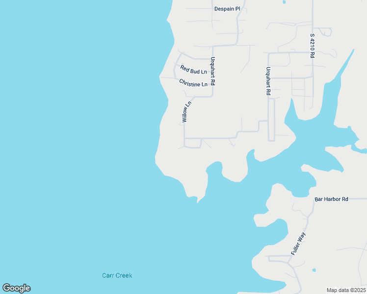 map of restaurants, bars, coffee shops, grocery stores, and more near 4045 Willow Lane in Eufaula