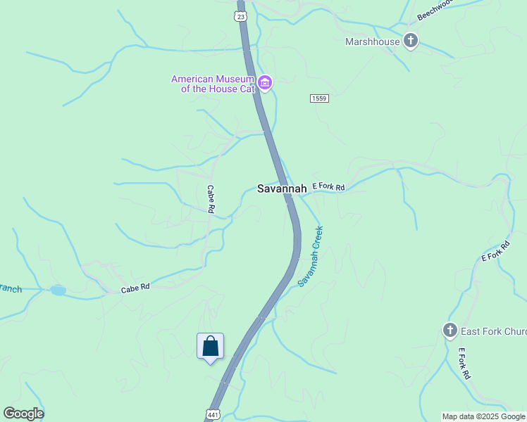 map of restaurants, bars, coffee shops, grocery stores, and more near 5420 U.S. 441 in Sylva