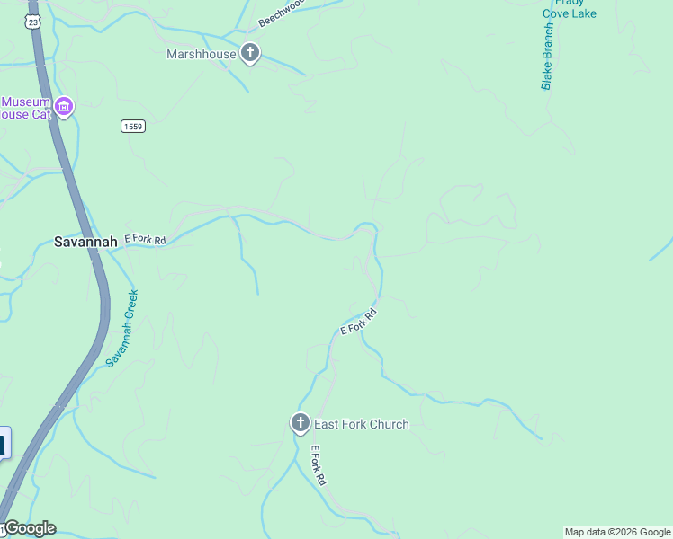 map of restaurants, bars, coffee shops, grocery stores, and more near 954 East Fork Road in Sylva
