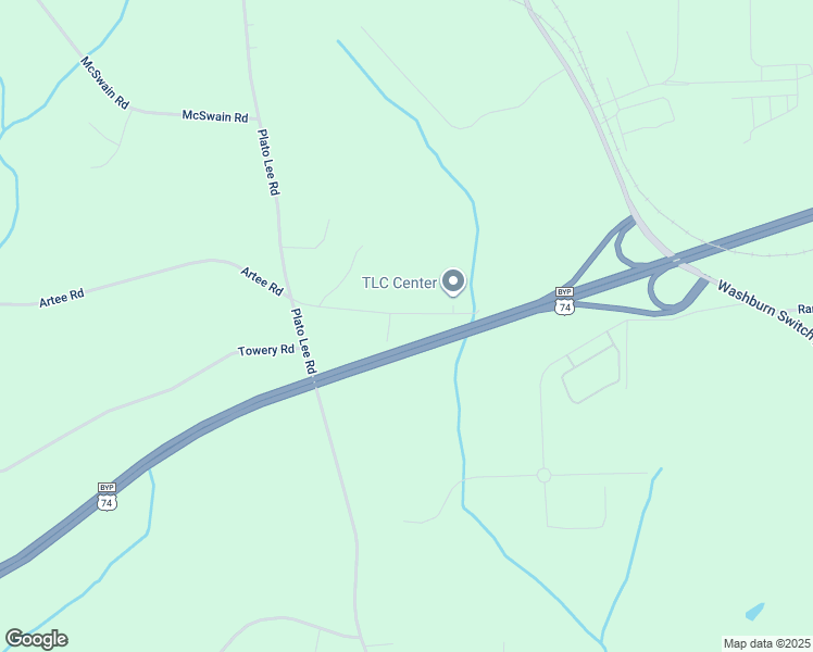 map of restaurants, bars, coffee shops, grocery stores, and more near 3515 Artee Road in Shelby