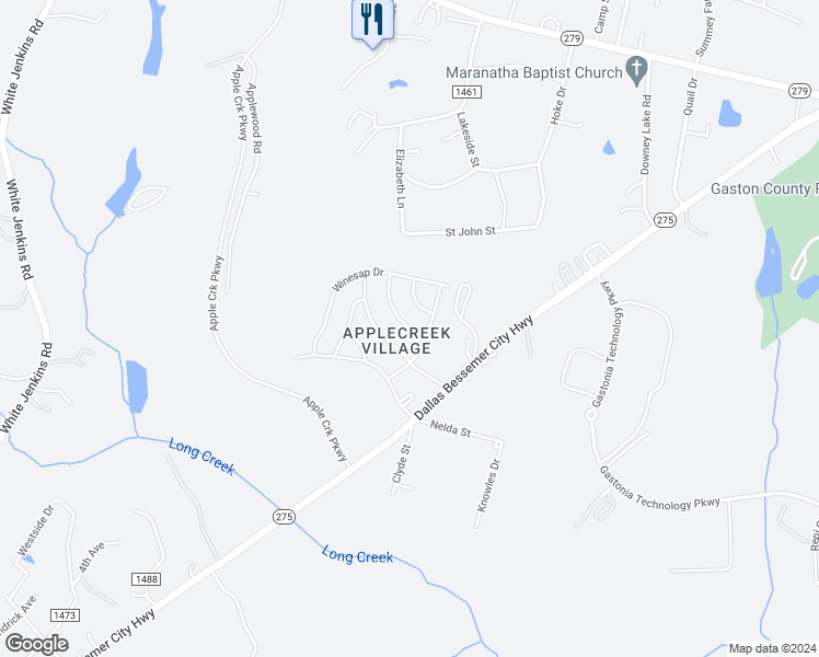 map of restaurants, bars, coffee shops, grocery stores, and more near 2667 Idared Drive in Dallas
