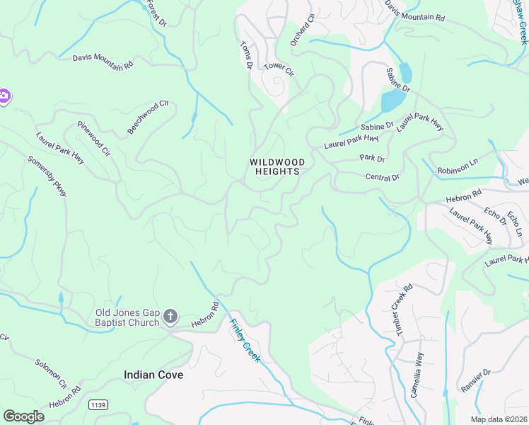 map of restaurants, bars, coffee shops, grocery stores, and more near 242 Rowland Drive in Laurel Park