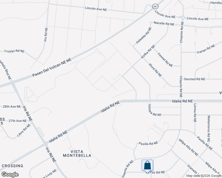 map of restaurants, bars, coffee shops, grocery stores, and more near 5906 Kafka Court Northeast in Rio Rancho