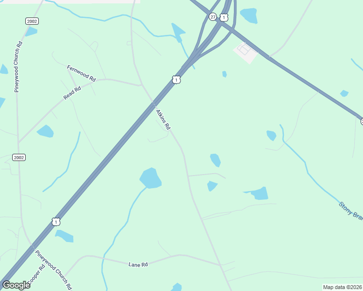 map of restaurants, bars, coffee shops, grocery stores, and more near 629 Atkins Road in Cameron