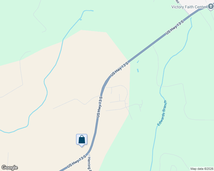 map of restaurants, bars, coffee shops, grocery stores, and more near 1289 U.S. 13 in Goldsboro