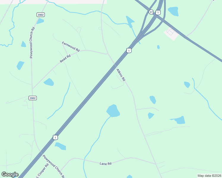 map of restaurants, bars, coffee shops, grocery stores, and more near 578 Atkins Road in Cameron