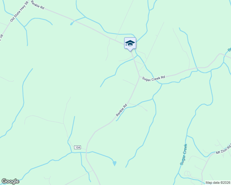 map of restaurants, bars, coffee shops, grocery stores, and more near 6336 Gamble Road in Meigs