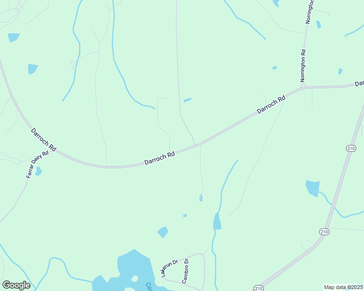 map of restaurants, bars, coffee shops, grocery stores, and more near 1118 Darroch Road in Lillington
