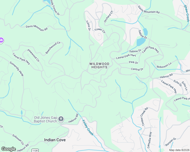 map of restaurants, bars, coffee shops, grocery stores, and more near 242 Rowland Drive in Laurel Park