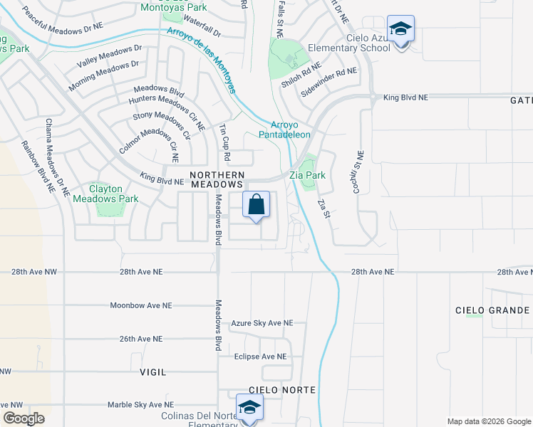 map of restaurants, bars, coffee shops, grocery stores, and more near 936 Somerset Meadows Drive in Rio Rancho