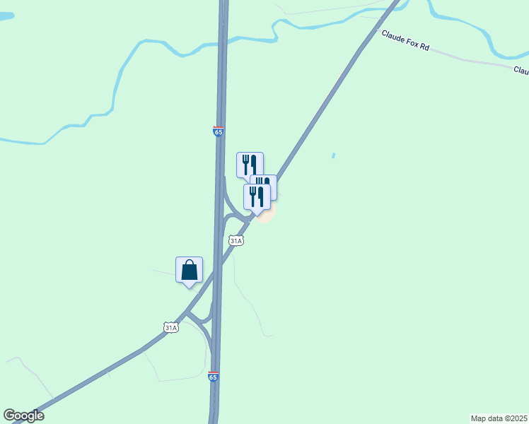 map of restaurants, bars, coffee shops, grocery stores, and more near 3686 Pulaski Highway in Cornersville