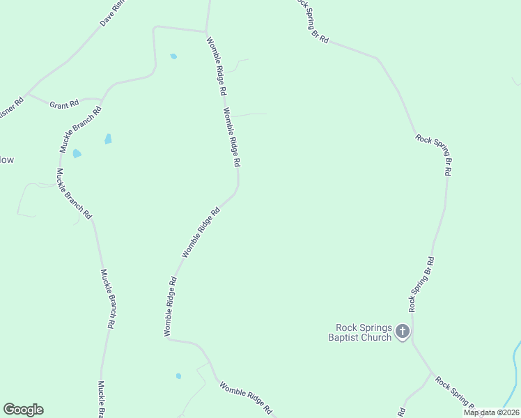 map of restaurants, bars, coffee shops, grocery stores, and more near 2950 Womble Ridge Road in Ethridge