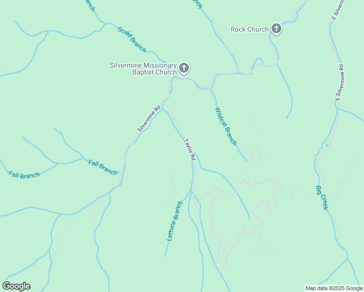 map of restaurants, bars, coffee shops, grocery stores, and more near 130 Taylor Road in Bryson City
