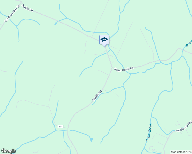 map of restaurants, bars, coffee shops, grocery stores, and more near 6336 Gamble Road in Georgetown