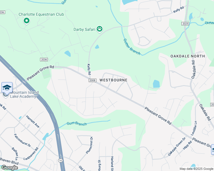 map of restaurants, bars, coffee shops, grocery stores, and more near 1205 Rockhaven Drive in Charlotte