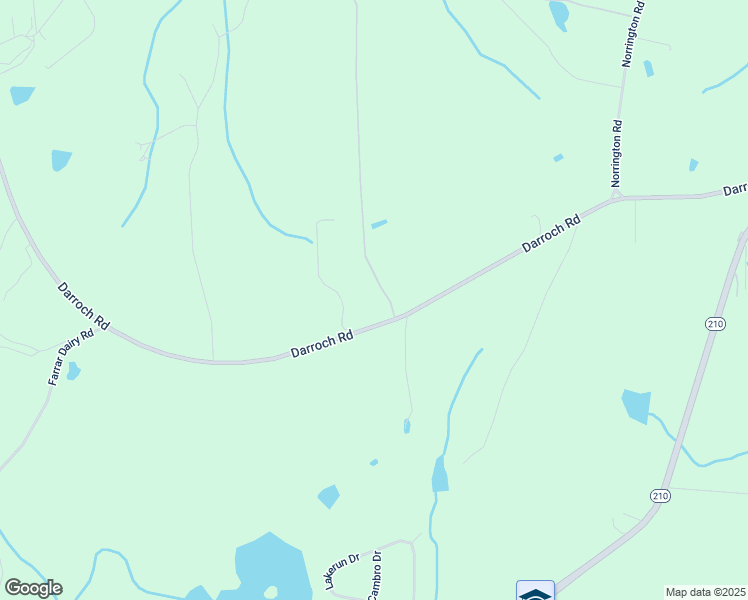 map of restaurants, bars, coffee shops, grocery stores, and more near 1118 Darroch Road in Lillington