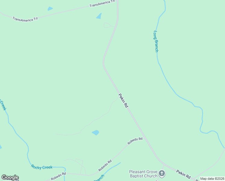 map of restaurants, bars, coffee shops, grocery stores, and more near 1878 Pekin Road in Candor