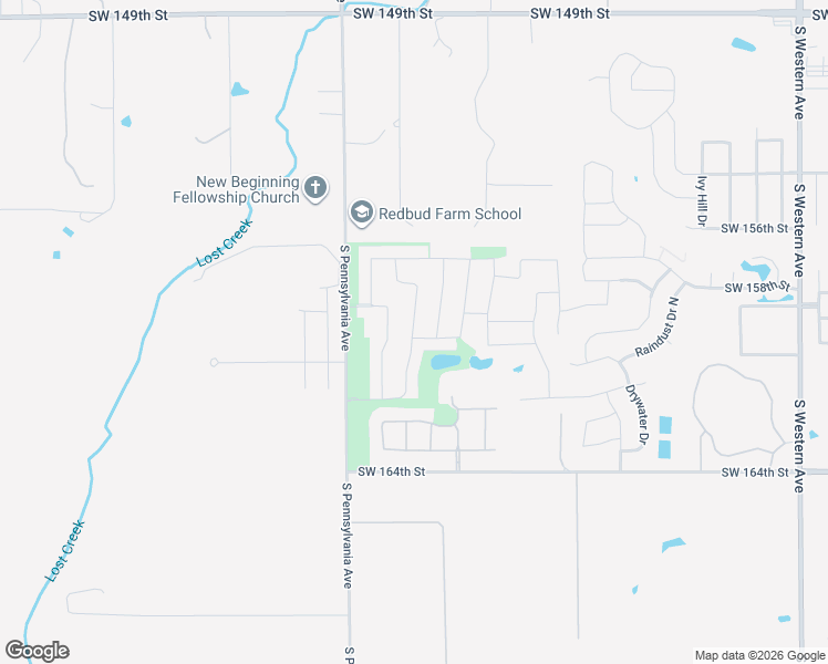 map of restaurants, bars, coffee shops, grocery stores, and more near 16016 Buffalo Drive in Oklahoma City
