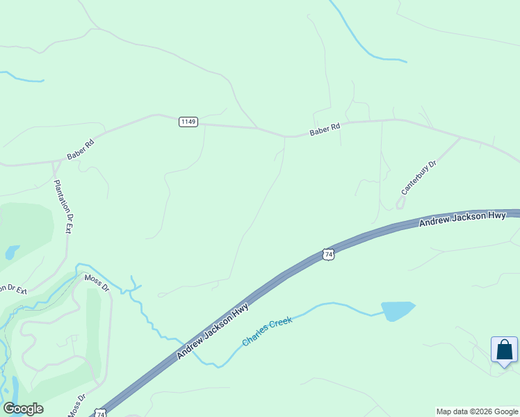 map of restaurants, bars, coffee shops, grocery stores, and more near 241 Brady Hampton Drive in Rutherfordton