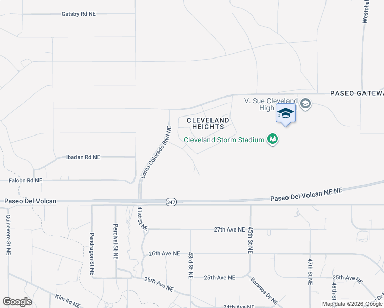 map of restaurants, bars, coffee shops, grocery stores, and more near 4316 Skyline Loop Northeast in Rio Rancho