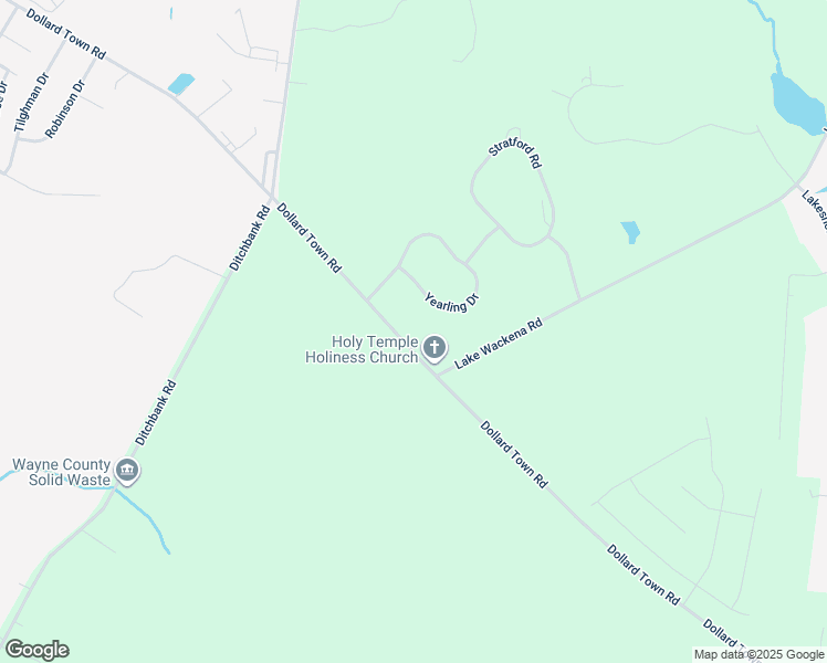 map of restaurants, bars, coffee shops, grocery stores, and more near 823 Dollard Town Road in Goldsboro
