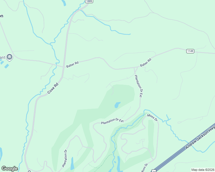 map of restaurants, bars, coffee shops, grocery stores, and more near 125 Annapolis Court in Rutherfordton